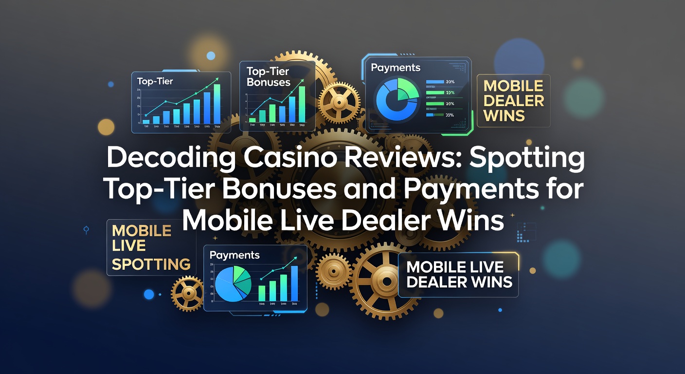 Schermafbeelding van een gedetailleerde casino review met nadruk op bonusvoorwaarden en uitbetalingspercentages voor mobiele live dealer spellen