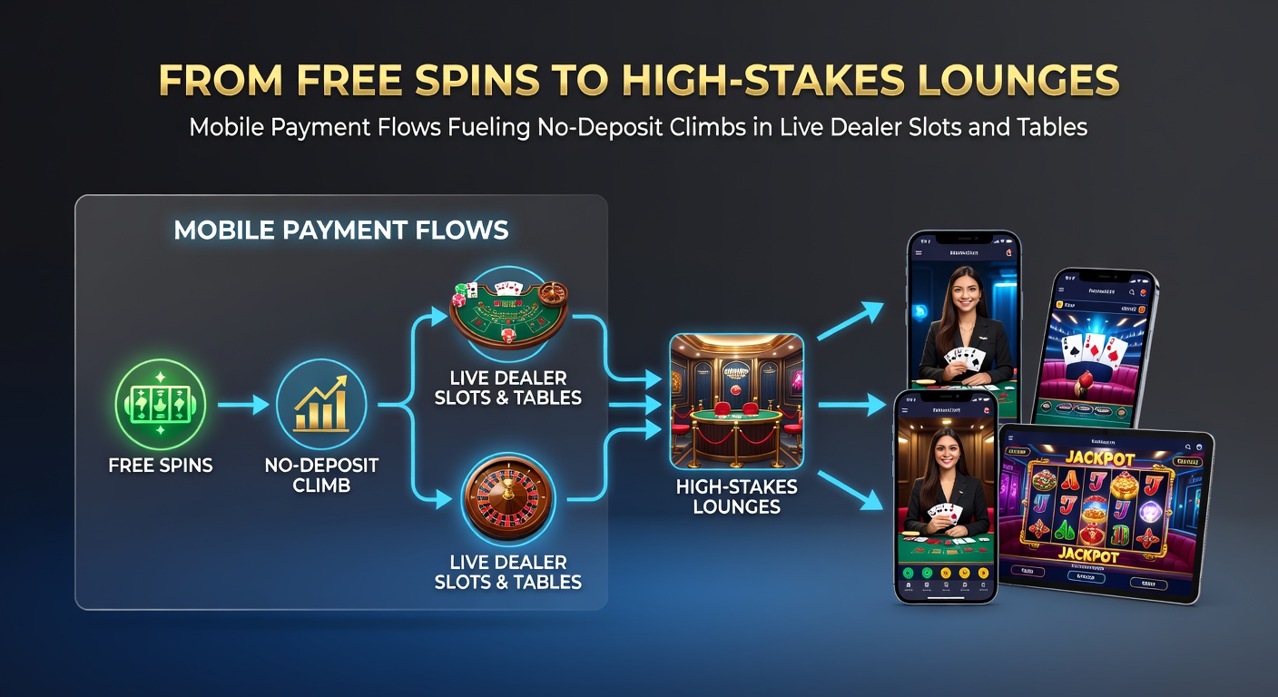 Smartphone met live dealer roulette en mobiele betaalopties op scherm, illustrerend de naadloze overgang van bonussen naar echt spel