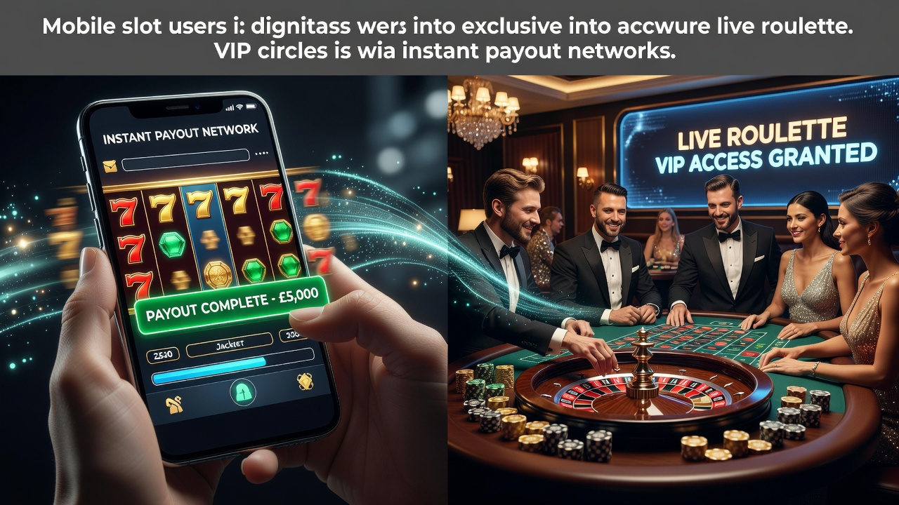 Mobiele spelers die via instant payouts overstappen naar live roulette VIP-tafels in online casino's