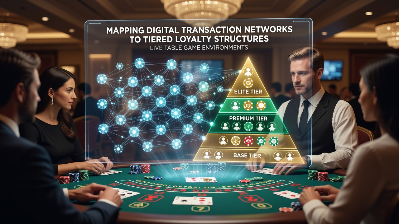 Overzicht van digitale transactienetwerken die integreren met loyaliteitsniveaus in live tafelspelen