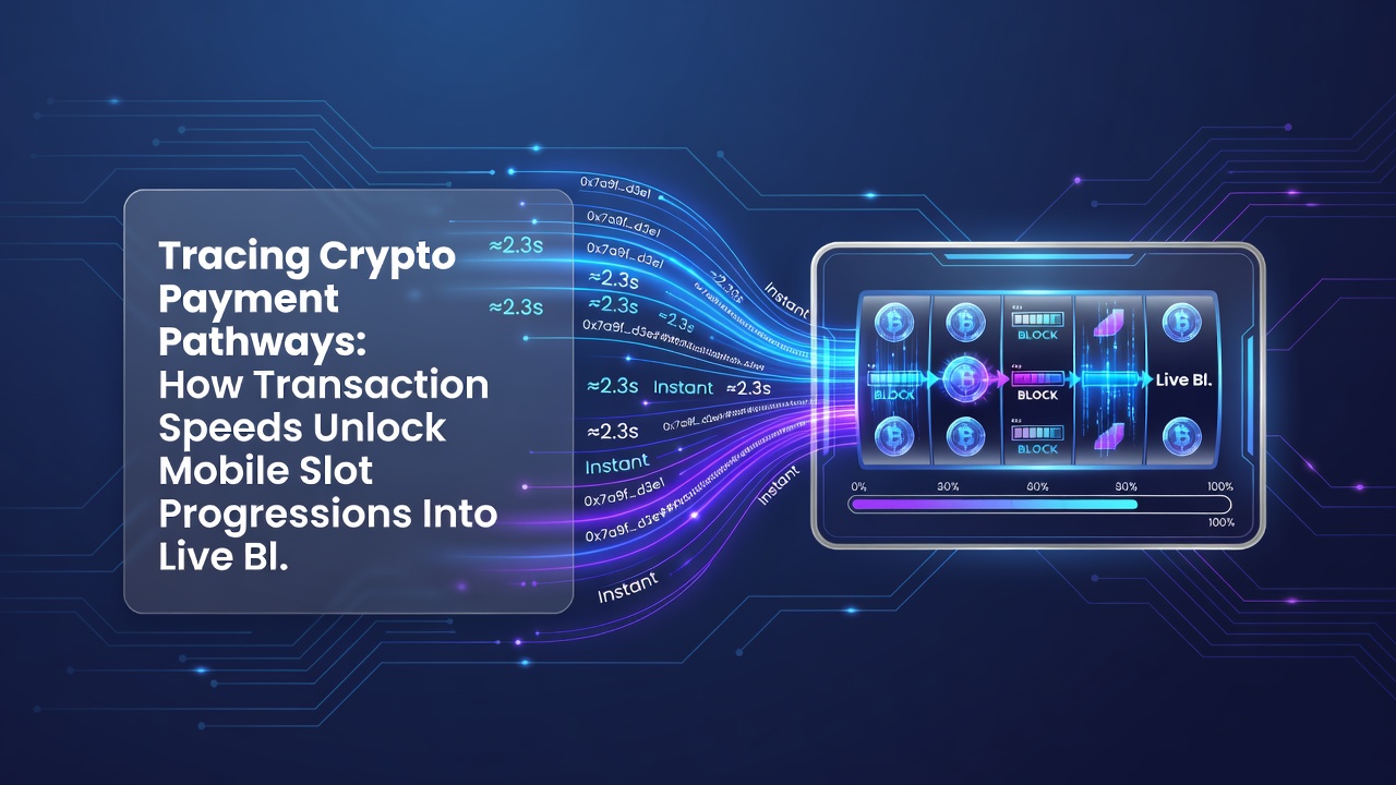 Overzicht van crypto-transactiepad van mobiele slots naar live blackjack en roulette sessies